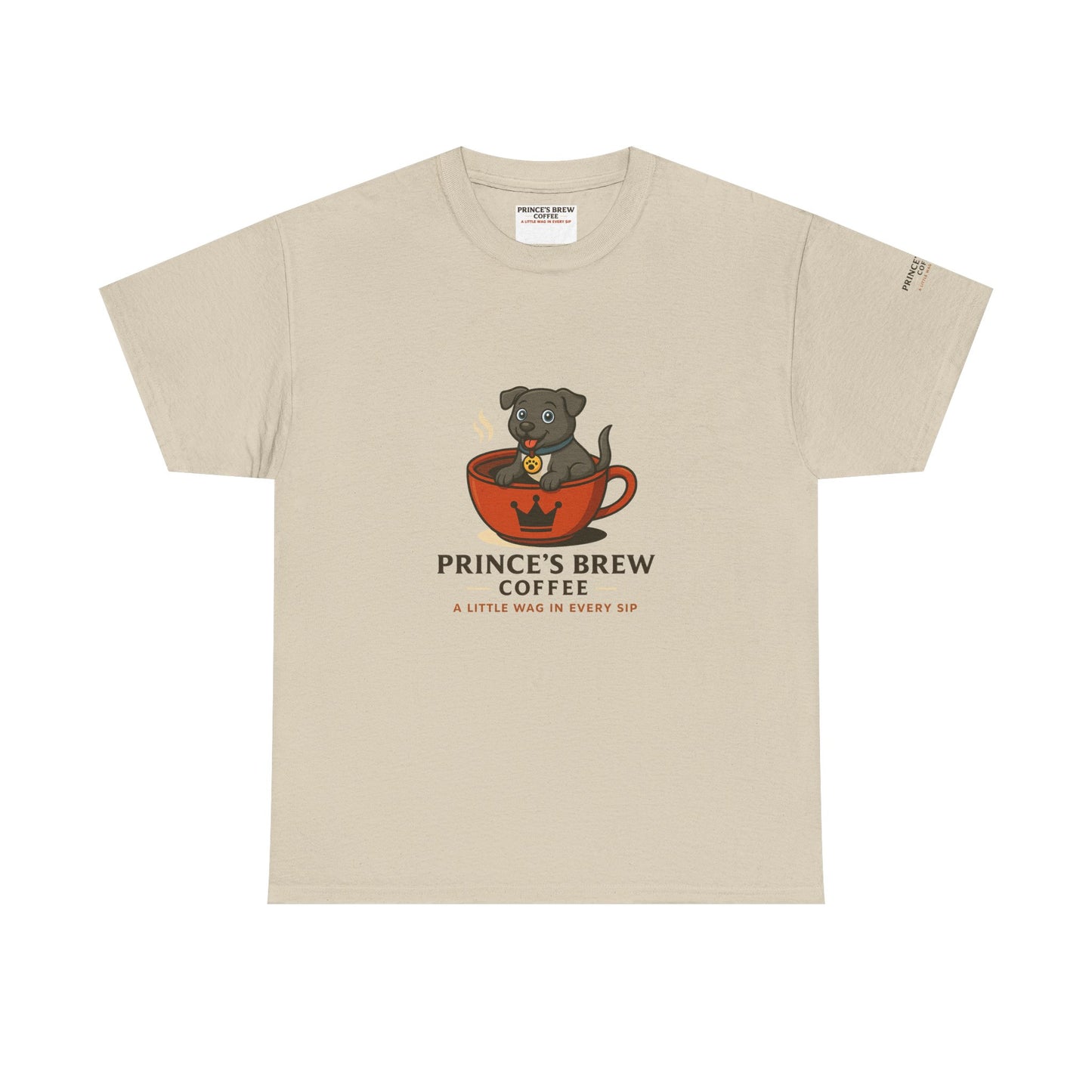 Coffee-Themed Unisex Heavy Cotton Tee - 'Prince's Brew'