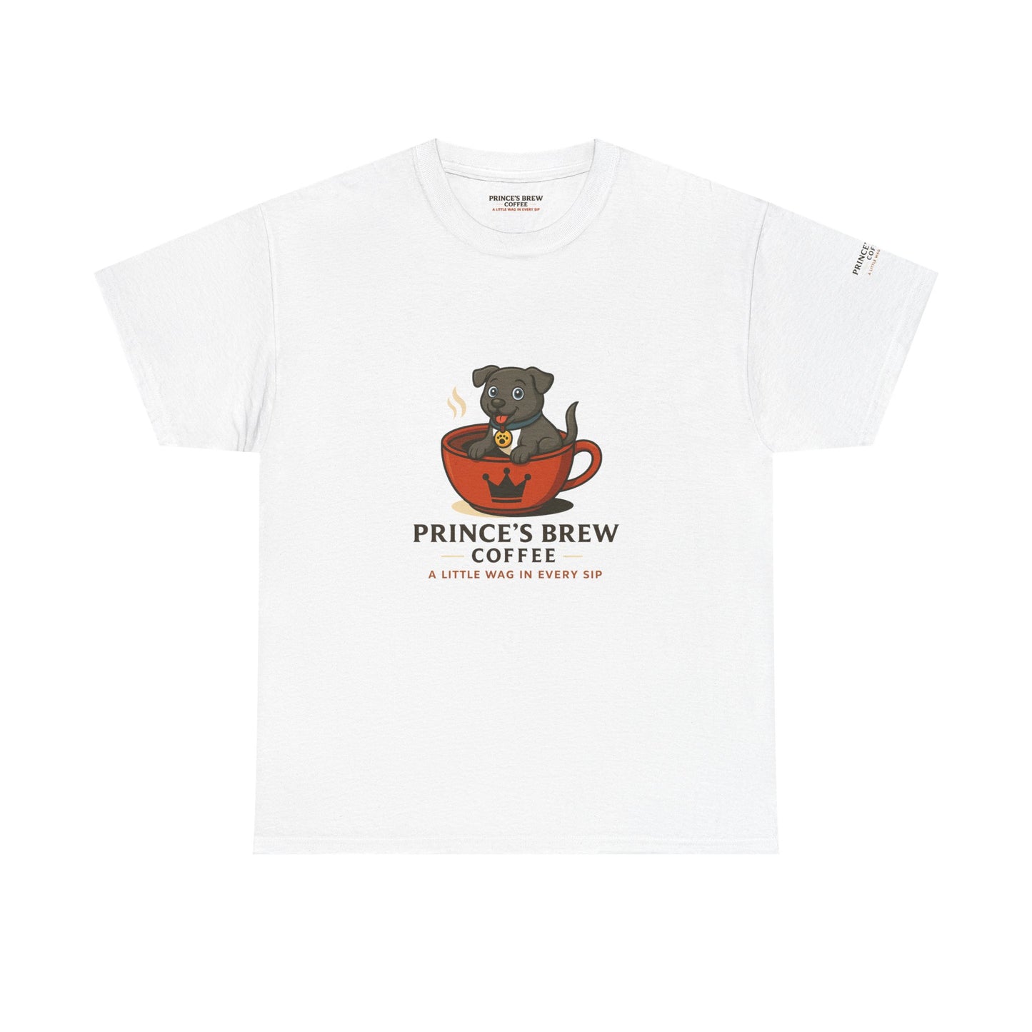 Coffee-Themed Unisex Heavy Cotton Tee - 'Prince's Brew'