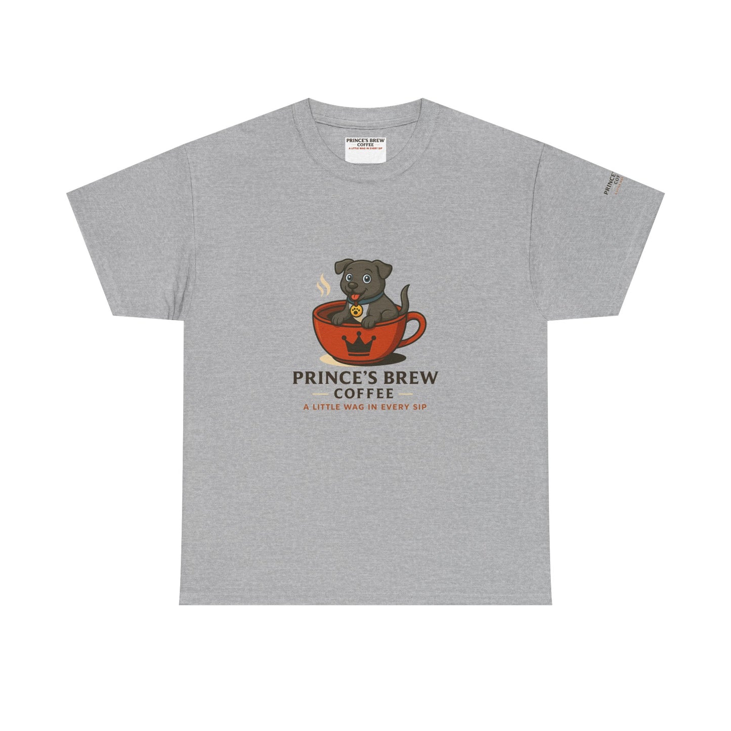 Coffee-Themed Unisex Heavy Cotton Tee - 'Prince's Brew'