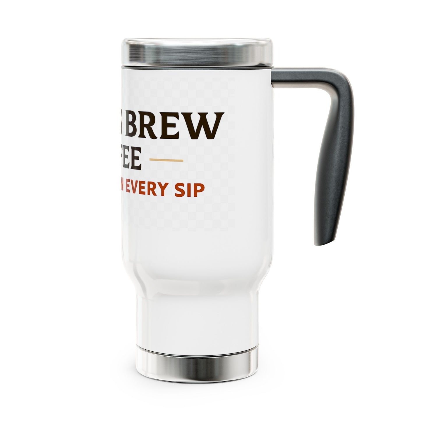 Personalized Stainless Steel Travel Mug - Prince's Brew Coffee