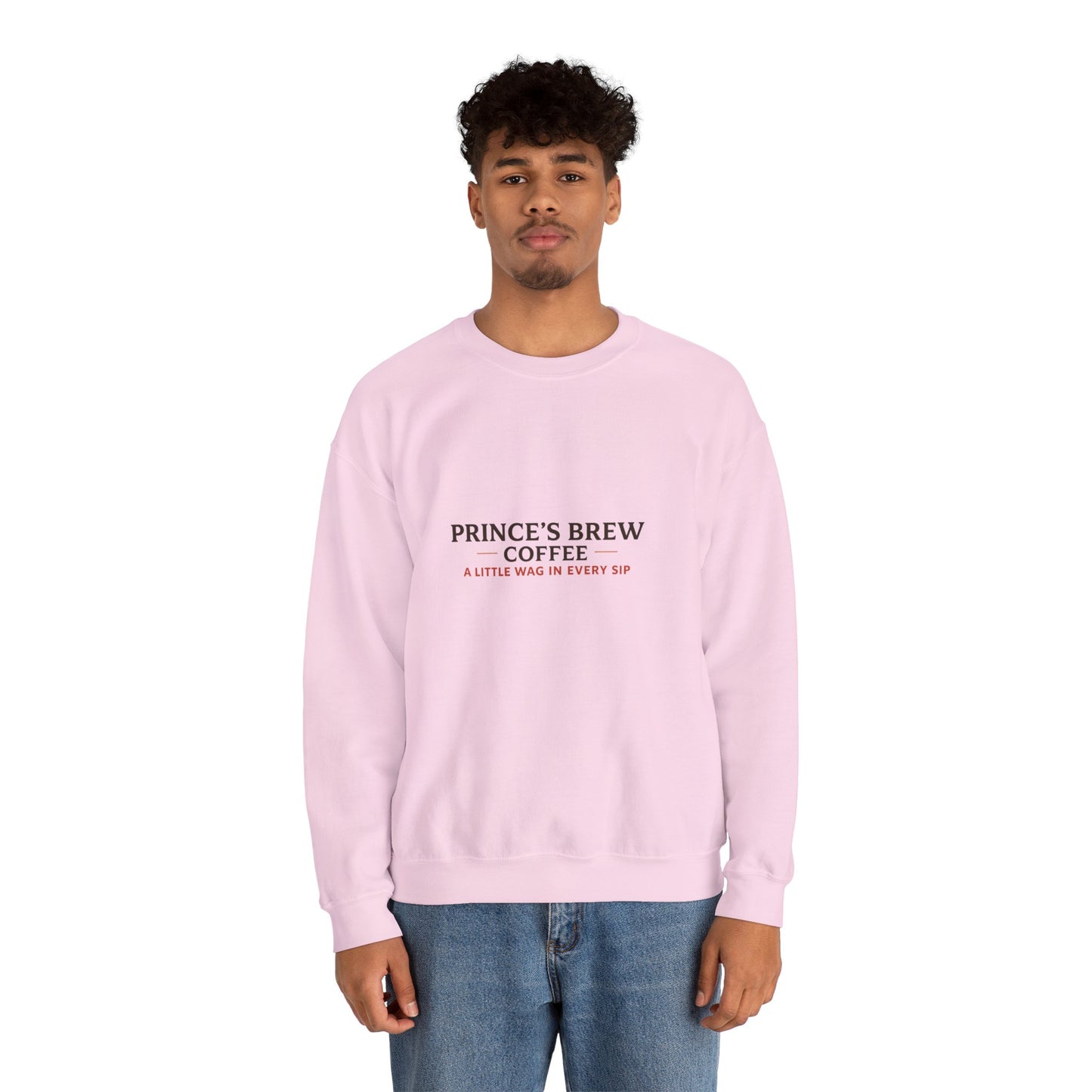 Prince’s Brew Coffee Sweatshirt — Cute Puppy in Coffee Cup Crewneck
