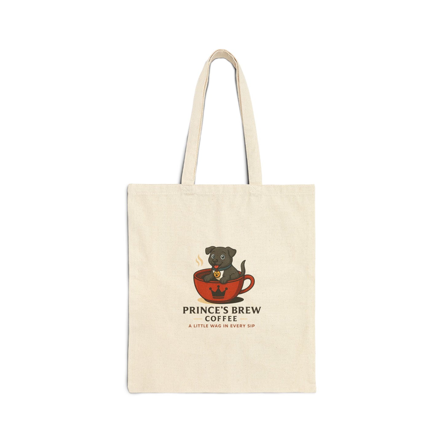 Dog Lover Cotton Canvas Tote Bag - Prince's Brew Coffee