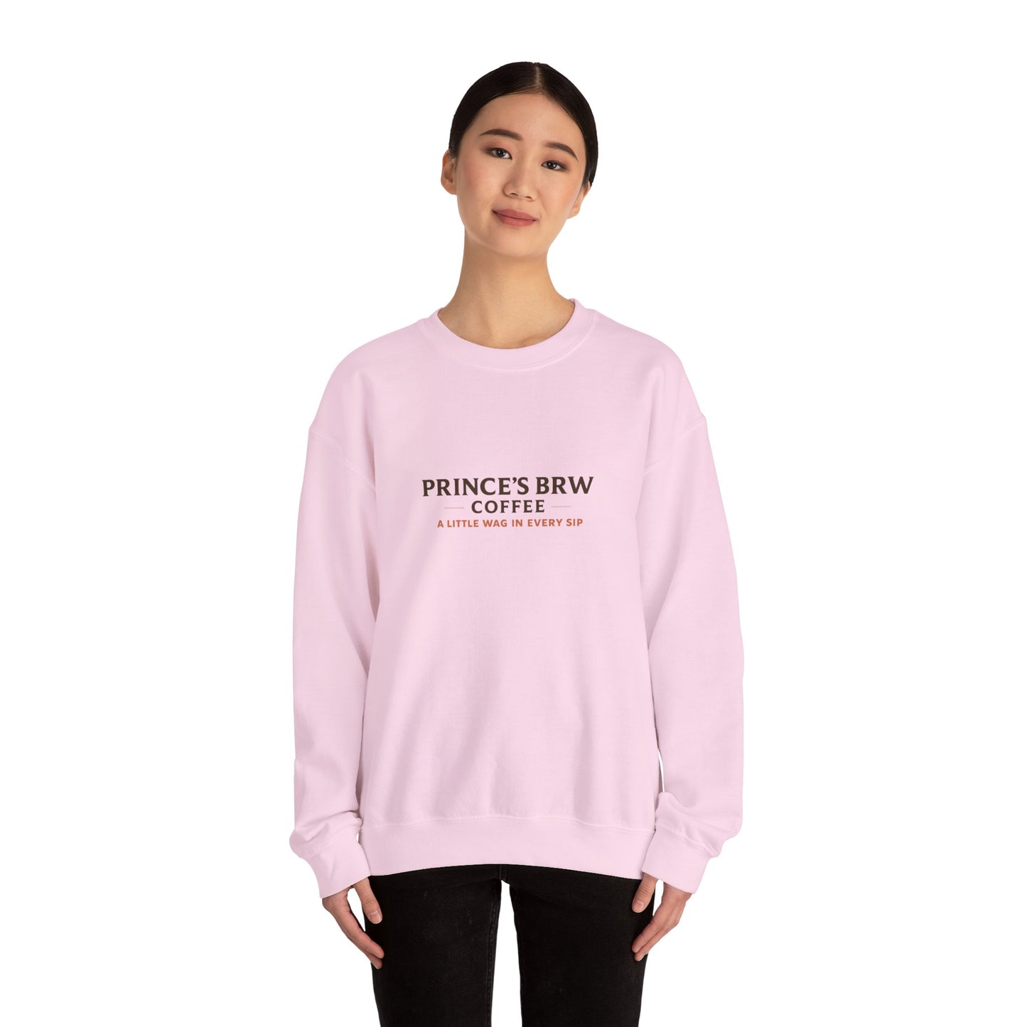 Prince’s Brew Coffee Sweatshirt — Cute Puppy in Coffee Cup Crewneck