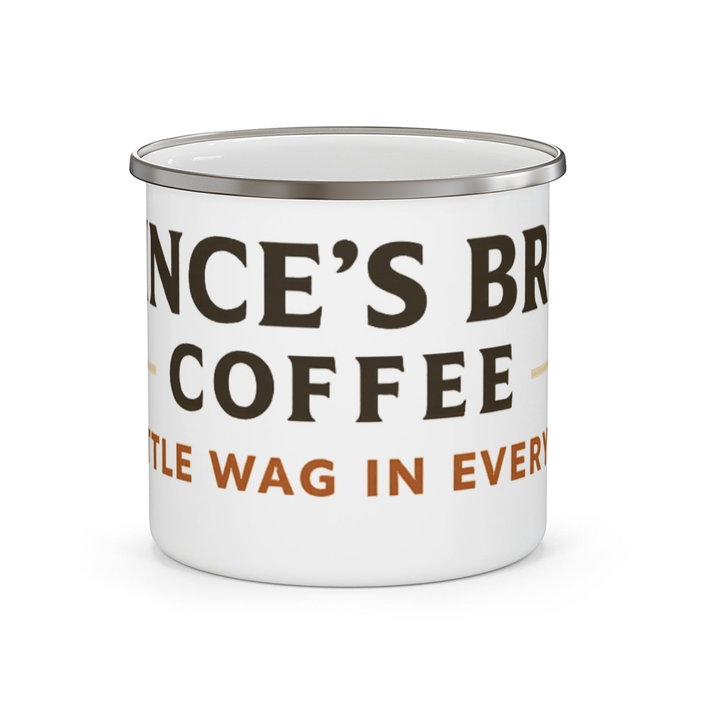 Personalized Enamel Camping Mug - Perfect for Coffee Lovers and Outdoor Adventures