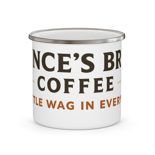 Personalized Enamel Camping Mug - Perfect for Coffee Lovers and Outdoor Adventures