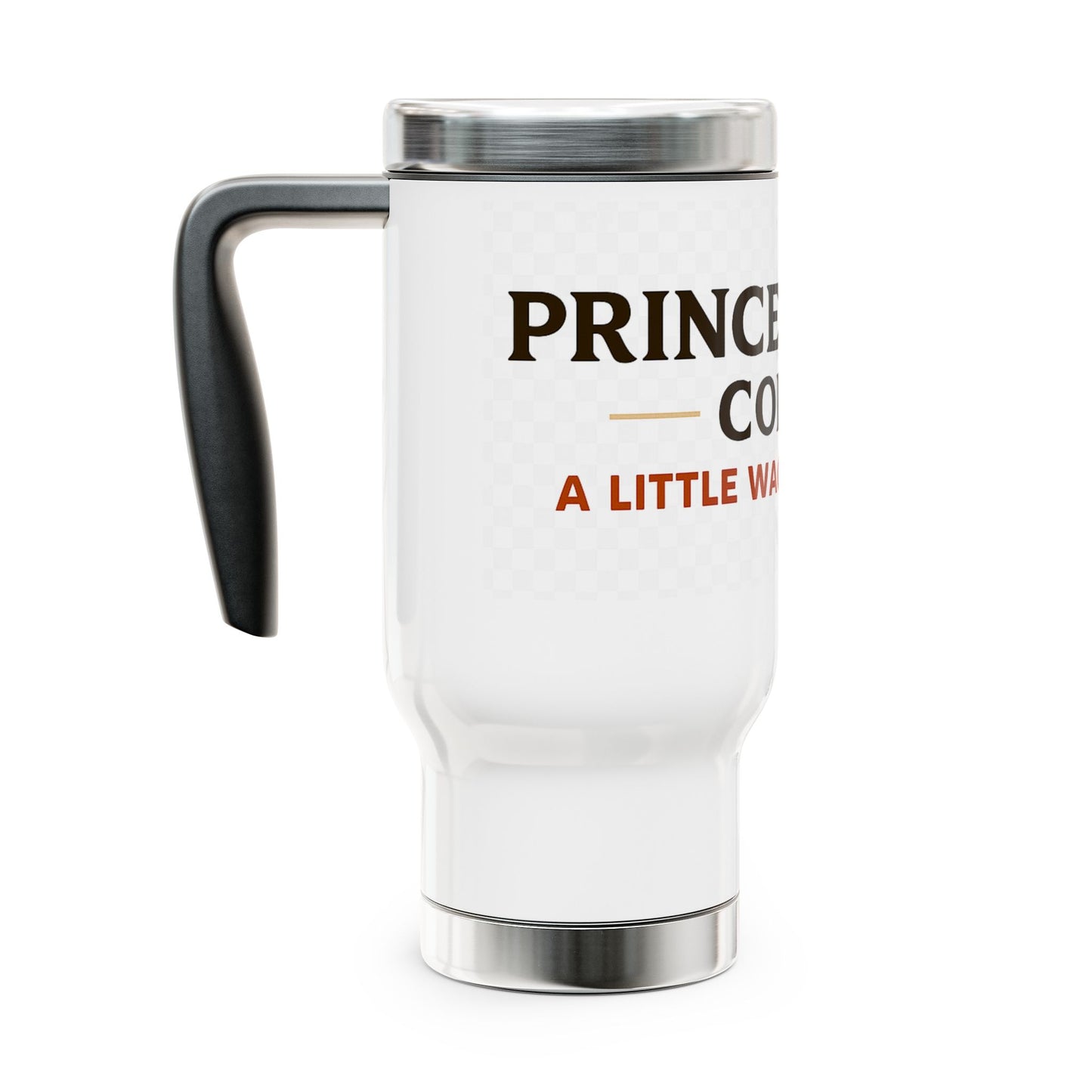 Personalized Stainless Steel Travel Mug - Prince's Brew Coffee